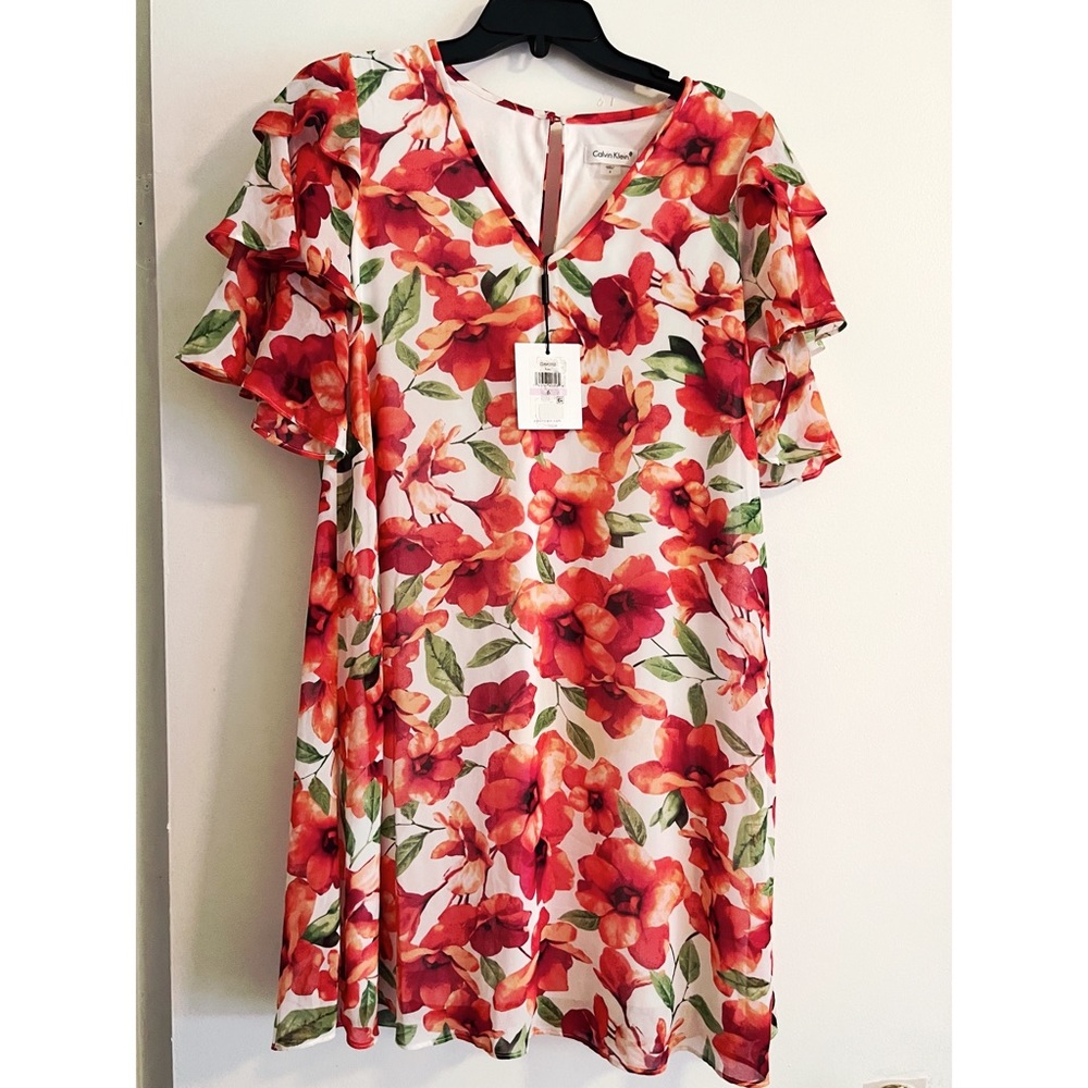 Calvin Klein floral dress
